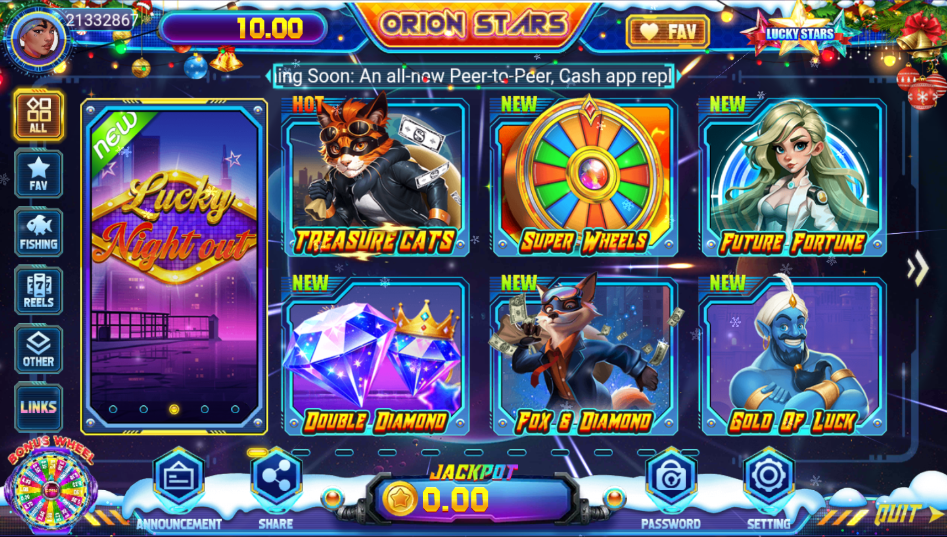 Platform preview showcasing dynamic 777 slot games